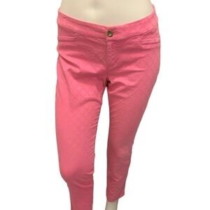 Lilly Pulitzer Kelly Skinny Ankle Pants in Pink Sunset - Size 4